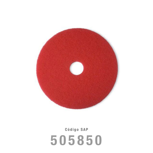 Disco Limpieza Lavado 20" Rojo 5 Un