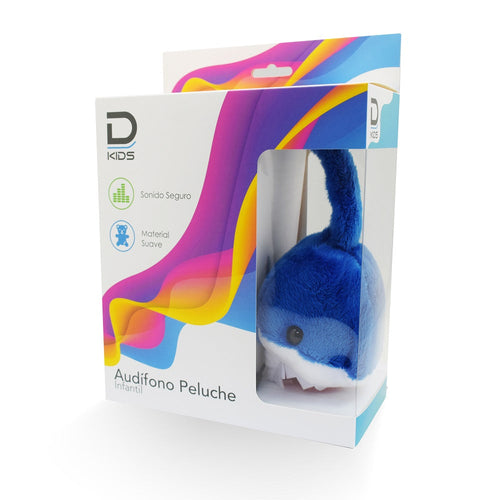 Audífono De Peluche Shark