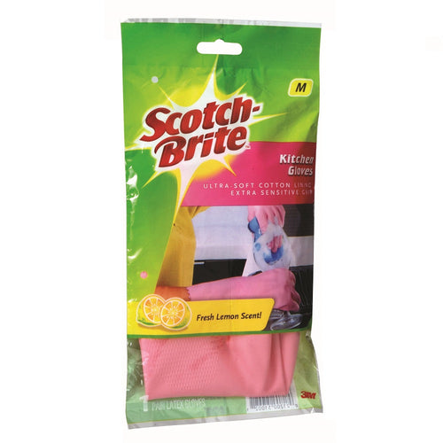 Guantes Multiuso Talla M Rosado 1 Un