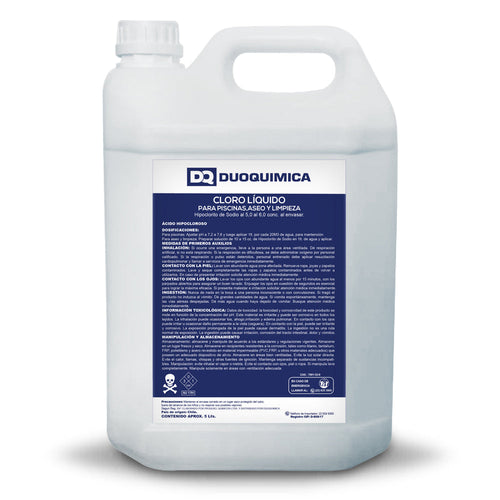 Cloro 5% Bidón 5 Lt