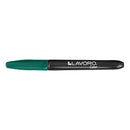 MARCADOR PERMANENTE PUNTA REDONDA VERDE METAL