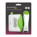 SET PERFORADOR+CORCHET METAL 20 HOJAS VERDE/BLANCO