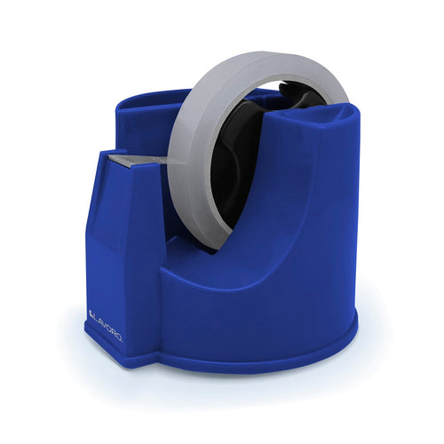 Dispensador Cinta Adhesiva Plástico Diseño Azul