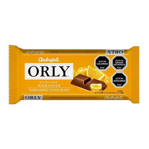 Chocolate Orly Naranja 100 Gr