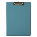 Anotador Pvc A4 Doble Con Bolsa Celeste Pastel