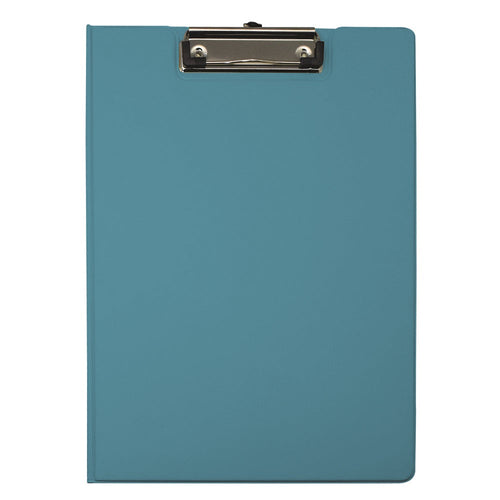 Anotador Pvc A4 Doble Con Bolsa Celeste Pastel