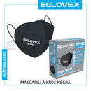 MASCARILLA NEGRA KN95 10 UN