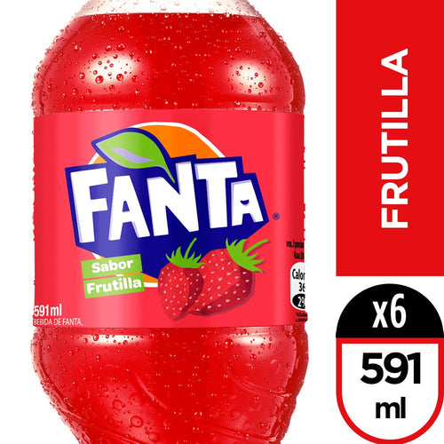 Bebida Fanta Frutilla Pet 591 Cc