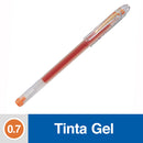 LAPIZ TINTA GEL 0.7 MM PUNTA MEDIA NARANJO SUPER GEL (6852026990800)