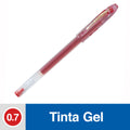 LAPIZ TINTA GEL 0.7 MM PUNTA MEDIA ROJO SUPER GEL GRIP DE GOMA (6852022468816)