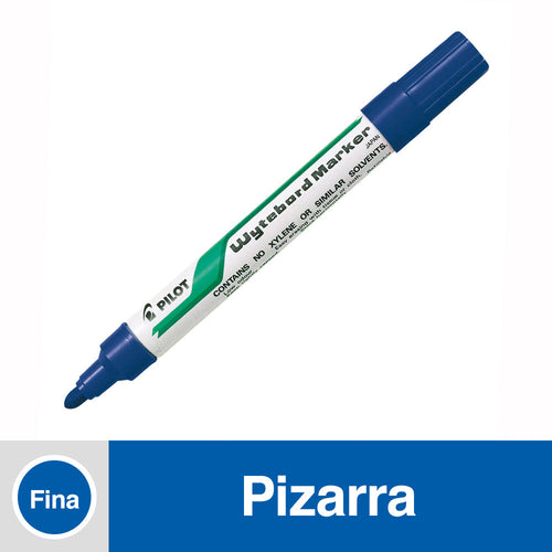 Marcador Pizarra Recargable Punta Redonda Wbma Tm Azul