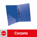 CARPETA VINIL CON GUSANO OFICIO AZUL (6851990356176)