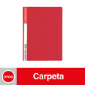 Carpeta Vinil Pigmentada Oficio Rojo