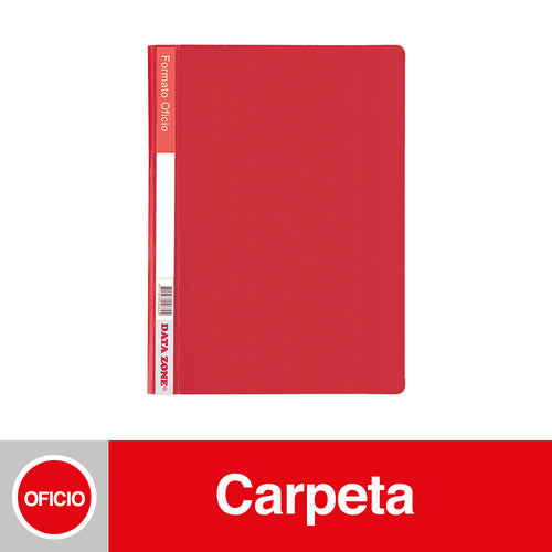 Carpeta Vinil Pigmentada Oficio Rojo