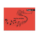 Cuaderno Música Liso Pauta Entera 8 Hojas