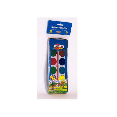 Acuarela 12 Colores Caja Colgante
