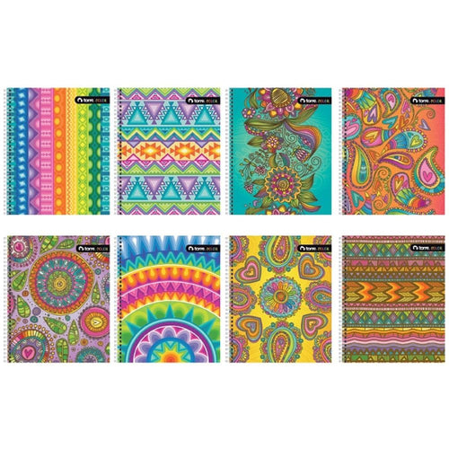 Cuaderno Universitario 7 Mm Diseño Femenino 100 Hojas