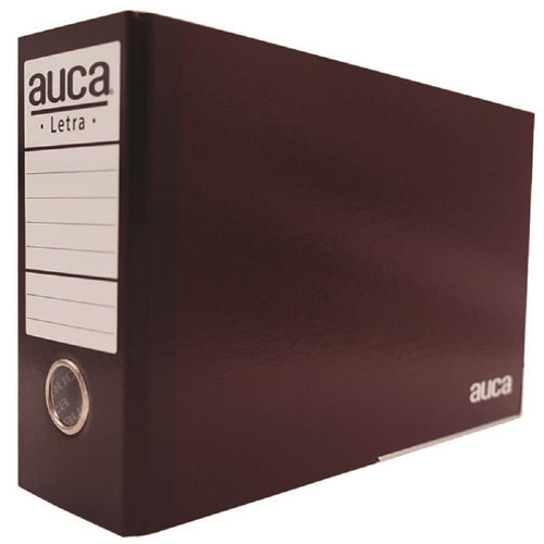 Archivador Ancho Letra Burdeo