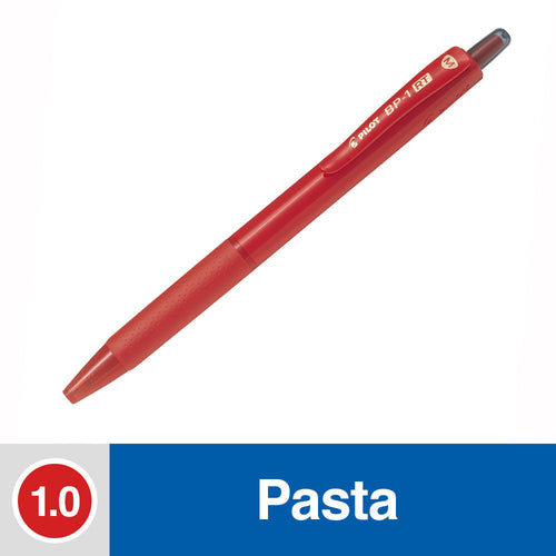 Lápiz Pasta Punta Media Rojo Bp1 1.0 Mm
