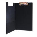 ANOTADOR DOBLE PVC OFICIO NEGRO