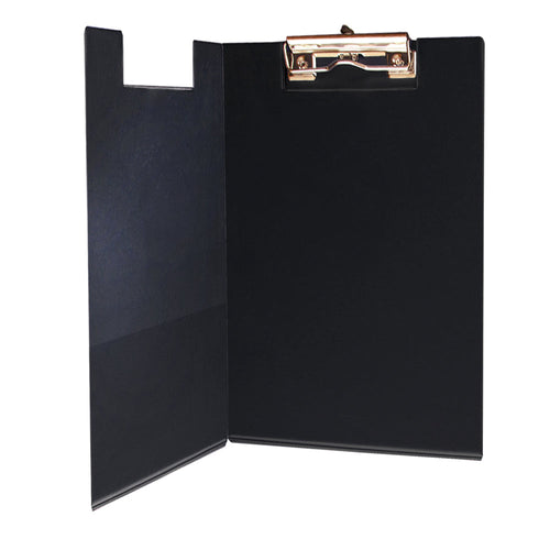 ANOTADOR DOBLE PVC OFICIO NEGRO