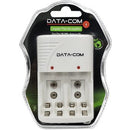 Cargador De Pilas AA/AAA/9V Capacidad 4