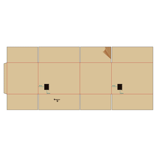 Caja De Embalaje 40X30X30 Cm Kraft