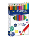 Lápices De Colores Jumbo Hexagonal 12 Colores