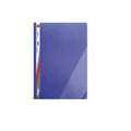 Carpeta Vinil Oficio Con Accoclip Y Bolsa Azul