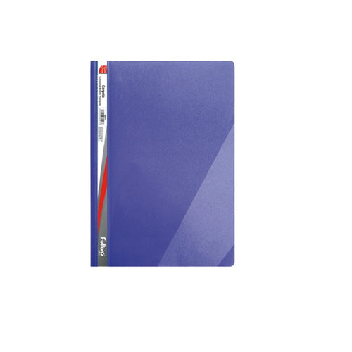 Carpeta Vinil Oficio Con Accoclip Y Bolsa Azul