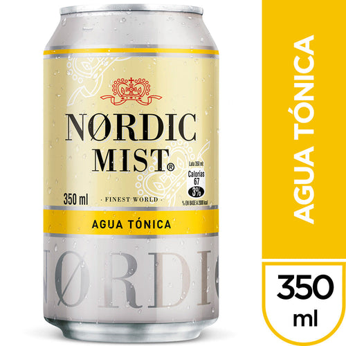 Bebida Lata Nordic Agua Tónica 350 Cc