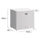 Frigobar Selcius Mr50S Silver 41 Lt