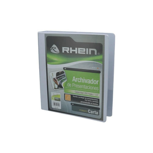 Archivador Catálogo Carta 2 Aros 1.5 Blanco