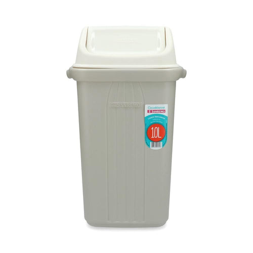 PAPELERO TAPA VAIVEN PLASTICO BAÃƒâ€˜O CON 10 LT (6851954311376)