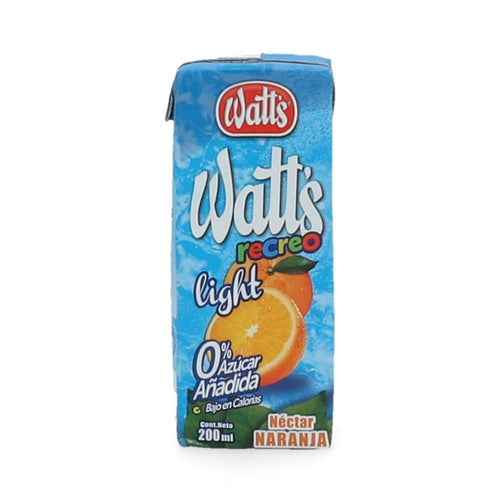 JUGO NECTAR EN CAJITA 200 CC NARANJA LIGHT (6851927015632)
