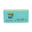 Nota Adhesiva 654 Pop Up Colores Ultra 76X76 Mm 6 Un 100 Hojas