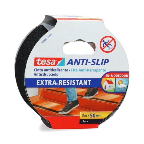 Cinta Antideslizante 50 Mm 5 Mt Negro