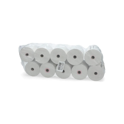 Rollo Papel Térmico Paquete 80 Mm x 80 Mt x 13 Cm 55 Gr 10 Un