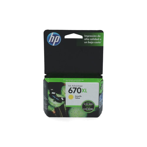 CARTUCHO TINTA 670XL CZ120AL YELLOW 3525/4615/4625 (6852065099984)