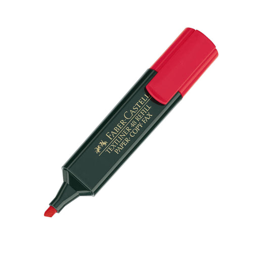 DESTACADOR ESCRITORIO ROJO PASTEL PUNTA BISELADA TEXTLINER 1546 (6852013785296)