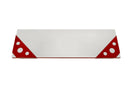 Repisa Blanca con Soporte Rojo