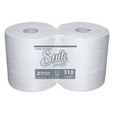 Toalla De Papel Jumbo Autocorte Hoja Simple 2 Rollos X 310 Mt