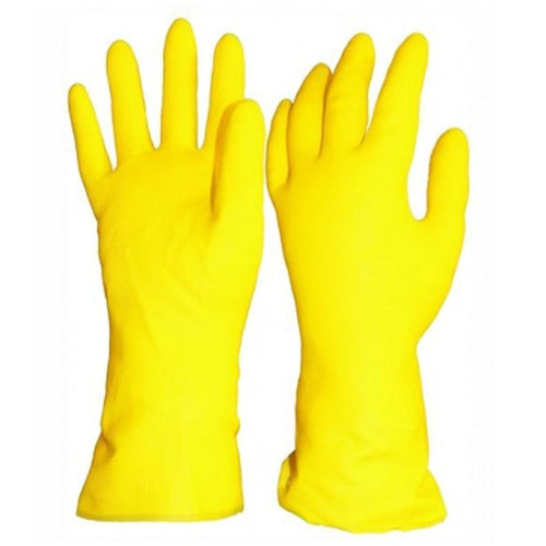 Guantes De Látex Amarillo Talla M