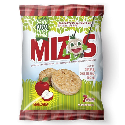 Galletas Arroz Sabor Manzana 16 Gr